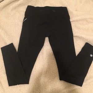 cold weather Athleta running leggings